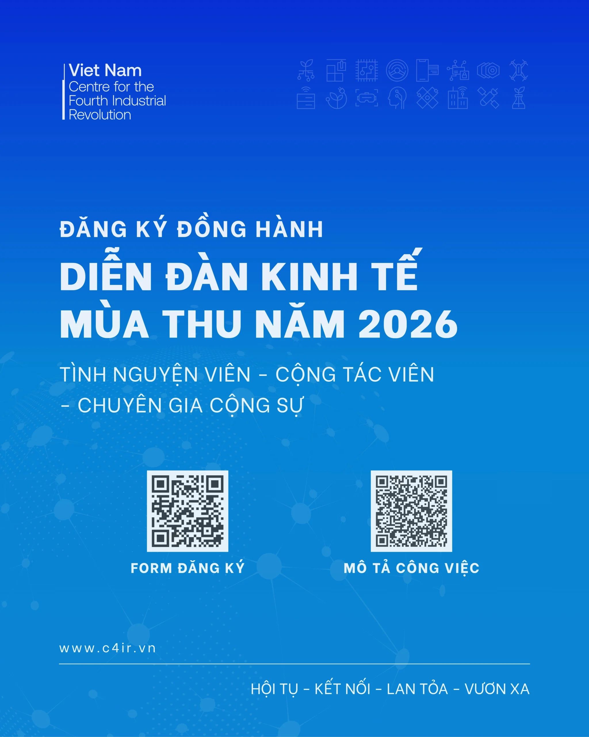 [HTTT] CHÍNH THỨC MỞ ĐƠN ĐĂNG KÝ ĐỒNG HÀNH DIỄN ĐÀN KINH TẾ MÙA THU NĂM 2026 (AEF 2026)